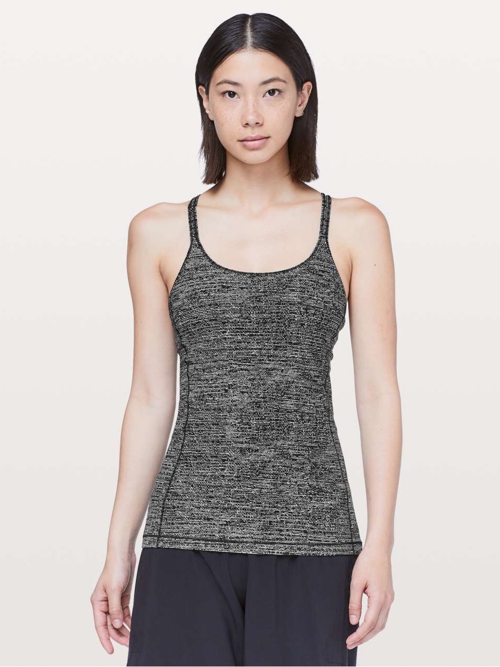 Lululemon Free To Be Tank *Nulu
Twillines Ice Grey Black / Black 12